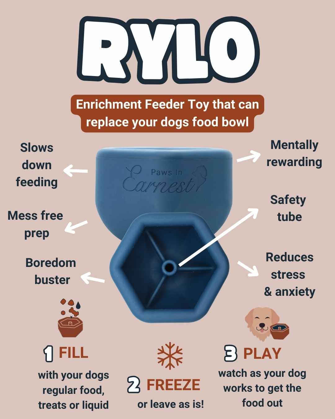 Rylo - Enrichment Feeder Toy