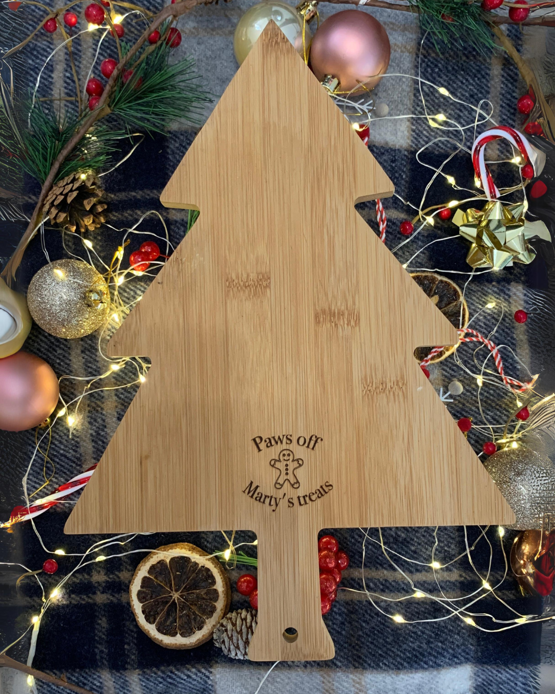 Personalised Christmas Tree Chopping Boards