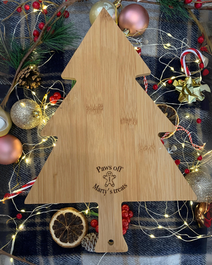 Personalised Christmas Tree Chopping Boards